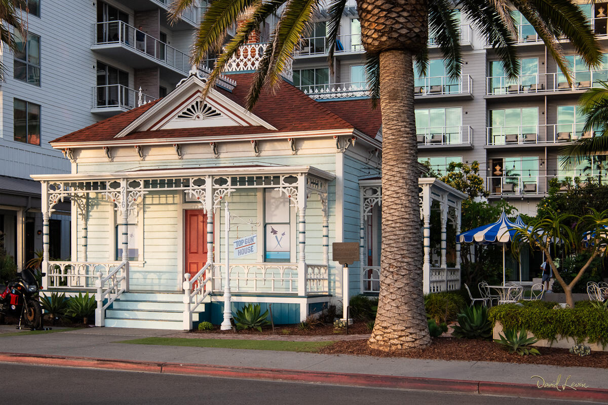 Top Gun House A beloved Oceanside landmark, the historic Graves House became known as the “Top Gun” House after appearing in the classic film.